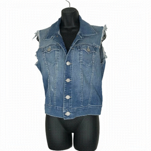 True Religion Coastal Cowgirl Denim Vest Size S